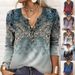 2022 Autumn And Winter New Women's Long Sleeve Printed Ethnic Fashion T-shirt Women_ecoleips.com