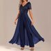 Women's Clothing Pure Color Temperament Chiffon Sequin Stitching Jumpsuit_ecoleips.com