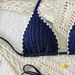 Women’s Halter Tie-Front Bikini Set – Crisscross Backless Swimsuit With Soft Padded Cups | Navy Blue | S/M/L/XL_ecoleips.com