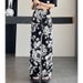 Summer Fashion Digital Full Print Casual Straight Leg Pants for Women Loose Fit Simple Style Suitable for Men Niche Heavyweight_ecoleips.com