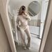 Women's Autumn Winter Fashion Casual Solid Color Zipper Cardigan And Straight Pants Set European American Style Suit_ecoleips.com