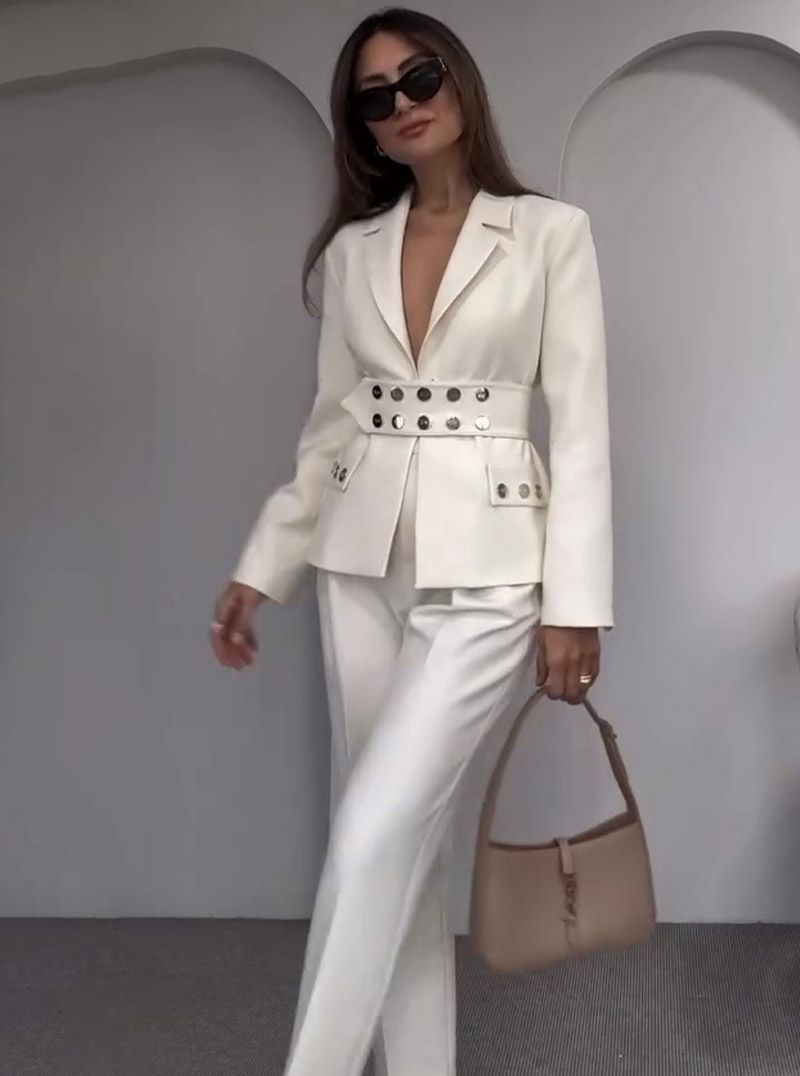 Women's Clothing Autumn New Style Small Fragrance Style Light Mature Style Goddess Style Suit Two Piece Suit_ecoleips.com