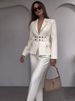 Women's Clothing Autumn New Style Small Fragrance Style Light Mature Style Goddess Style Suit Two Piece Suit_ecoleips.com