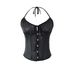 Aria Basics Aria Basics European American Style Solid Color Satin Fishbone Halter Neck Tank Top For Women, Adjustable Straps, Beautiful Back_ecoleips.com