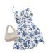 Women's Slimming Floral Camisole Dress Sleeveless European And American Style Independent Store Cross Border 2025_ecoleips.com