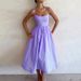 Summer Women's Elegant Strapless Dress With Pure Color, High Waist And Wide Skirt_ecoleips.com