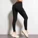 Women's Clothing Women's High-Waisted Slim Fit Fitness Pants Style Stretchy Tight Cropped Length Lifted Buttock Suitable For Commuting_ecoleips.com
