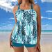 Women's Floral Print Bikini Set - High Waist Swimwear With Removable Padding, Comfortable & Stylish Beachwear For Swimming, Vacation, Pool Party_ecoleips.com