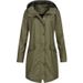 Women's Waterproof Windbreaker Jacket, Lightweight Hooded Raincoat For Hiking, Outdoor Activities, And Daily Wear_ecoleips.com