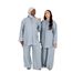 Verve Small Batch Loose Fit Cotton Linen Blend Women's Long Sleeve Muslim Shirt And Pants Set_ecoleips.com