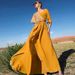 Women's Clothing Orange Sequined Long Skirt Long Skirt_ecoleips.com