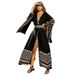 Women's Printed Cotton-Like Cover-Up Kimono – Lightweight Beach Sunshade Wrap For Swimsuits, Bikini, Vacation & Pool Party_ecoleips.com