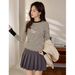 2025 #High Quality Products # Premium Contrasting Striped T-Shirt For Women With Long Sleeves, 2025 Autumn And Winter New_ecoleips.com