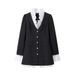 Women's Clothing Elegant Temperament Lace Collar Suit Dress Solid Color Button Shirt Dress_ecoleips.com