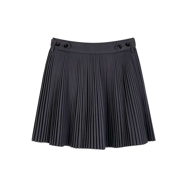 Verve MOXI Thirteen Lines Women's Clothing 2025 Spring New Pleated High Waist A-line Short Skirt_ecoleips.com