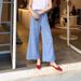 Suitable For All Seasons Wenjiu Light Embroidered Lace Edge Linen Cotton Flared Wide-Leg For Women Comfortable Elegant Hollow Out_ecoleips.com