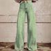 Women's Wide Leg Straight Leg Flared Jeans Anti Denim Striped Design Relaxed Everyday Wear Comfortable Feshion_ecoleips.com