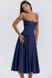 Dopamine Fashion European And American Summer French Retro Long Court Style Elegant Women's Suspender Dress_ecoleips.com