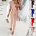 Women's Clothing Printed Jumpsuit Solid Color Sleeveless Belt Decorated Jumpsuit Slim Fit Stitching Sequins_ecoleips.com