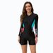 Women’s Clothing New Swimsuit Women's Long Sleeved Zipper Surfing Jellyfish Suit One Piece Boxer Diving Suit_ecoleips.com