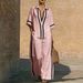 Women's Clothing Women's Fashion Loose Casual Color Block Short Sleeve Shirt And Wide Leg Pants Two Piece Set_ecoleips.com