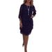 2024 Autumn New Cross-Border European And American Style Elegant Printed Round Neck Polka Dot Layered Dress_ecoleips.com