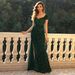 Women's Clothing New Temperament Women's Sexy And Sweet Collar Slit Thigh Sequined Dress_ecoleips.com