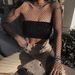 Women's Slim Fit Round Neck Long Sleeve T-Shirt Rhinestone Fishnet Cover Up European American Style Inner Layer Base Shirt Summer Trendy_ecoleips.com