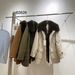 girl Autumn Winter New Tuscan Collar Trench Style Jacket Parka Commuter Casual Women's Fur Down Coat_ecoleips.com