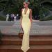 European And American Style Women's Solid Color Backless Halter Neck Sleeveless Sexy Party Night Summer Dress_ecoleips.com