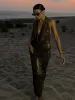 Bling Glitter Women Halter Maxi Dress Sexy V Neck Backless Lady Long Dresses Party Evening Birthday Clothes Elegant Prom Vestido_ecoleips.com