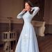 Modest Abaya Dress Women's Elegant Retro Style Long Sleeved Fitted Maxi Dress Soft Polyester Summer Dress_ecoleips.com