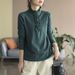 The Derong Monochrome Design Women's Autumn/Winter Outfit Features A Top That Covers The Abdomen, Creating An Artistic L_ecoleips.com