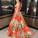 Women's Clothing New Sexy V Neck Backless Ruffled High Swing Dress_ecoleips.com