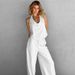 Women's Clothing Sleeveless Halter Neck Trousers Casual Suit Summer Fashion New Women's Two Piece Suit_ecoleips.com
