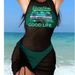 Fashion Bikini Three Piece Cover up Swimsuit Feminine Print Beachwear 2026 European And American Cross Border Style for Women_ecoleips.com