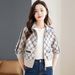 Stand Collar Sweatshirt For Women, Spring And Thin Style, 2025 New Autumn Women's Fashion, Petite Top, Long Sleeve Short_ecoleips.com