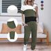 Women's Short Sleeve Round Neck Top And Pants 2-Piece Set Summer Casual Outfit Comfortable Breathable Daily Wear_ecoleips.com
