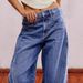 Women's Straight Leg Jeans European American Style Topstitching Street Style Loose Wide Leg Trousers For Women_ecoleips.com