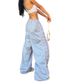 Women's Clothing Women's Trendy Unique Drawstring Sports Pants Multi Color Casual Elastic Waist Loose Fit European American Fashion_ecoleips.com