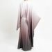 New Gradient Color Muslim Top And Inner Skirt Two-Piece Dress Set Women's Abaya Outfit_ecoleips.com