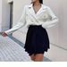 European And American Cross-border Sweaters, Elegant Blazers, Knitted Jackets, Long-sleeved Collared Knitwear_ecoleips.com