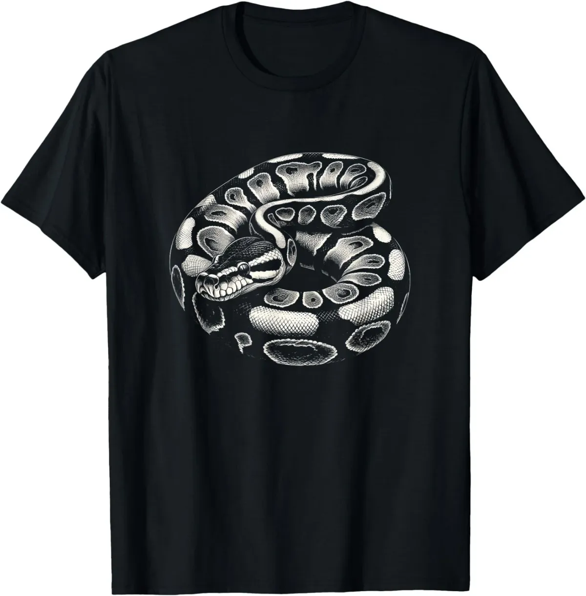 Women's T-Shirts Ball Python Snake Graphic Art Design T-Shirt_ecoleips.com