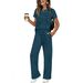 2026 New Spring/Summer European American Wish Cross-Border Women's Clothing Set: Short-Sleeve Casual Long And_ecoleips.com