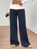 Autumn/Winter Women's Wide Leg Pants Flowy Comfortable Slimming American Style For Yoga Casual Wear Trendy Brands_ecoleips.com