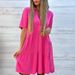 New European And American Women's Clothing For Cross-border Trade, Dress, Loose-fitting Solid Color, Collared,_ecoleips.com