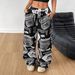 Women's Loose Casual Pants Spring/Summer Street Print Spicy Style With Pockets American Fashion_ecoleips.com