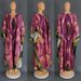 Women's Clothing Digital Printing Simulation Silk Satin Loose Trousers Robe Two Piece Suit_ecoleips.com