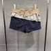 High-Waisted Layered Ruffle Shorts For Women, False Two-Piece Design Raw Edge Denim Hot Pants, Sweet & Edgy Summer Fashion_ecoleips.com