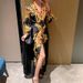Sexy V-Neck One-Piece Swimsuit With Cover-Up – Tummy Control & Backless Design, High-Waisted Swimwear With Floral Print (S-Xl, 2 Styles)_ecoleips.com